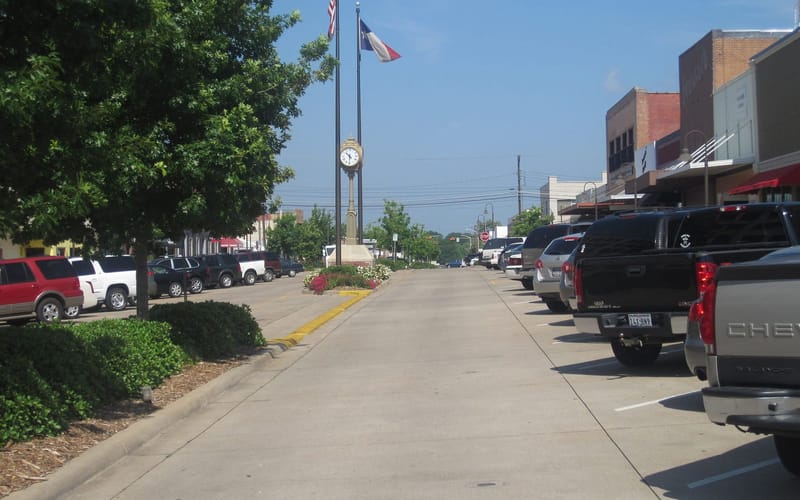 Historic downtown Longview, Texas