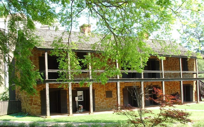 The Old Stone Fort Museum in Nacogdoches, Texas