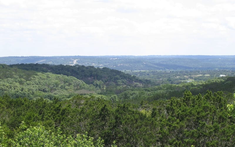 A Texas Hill Country landscape
